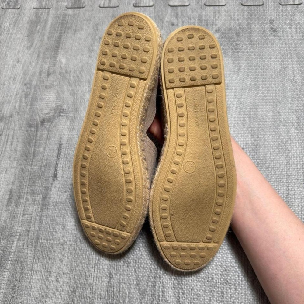 Verbenas Leather Suede Espadrille Flats Slip On Shoes Women's 9 - Picture 6 of 6